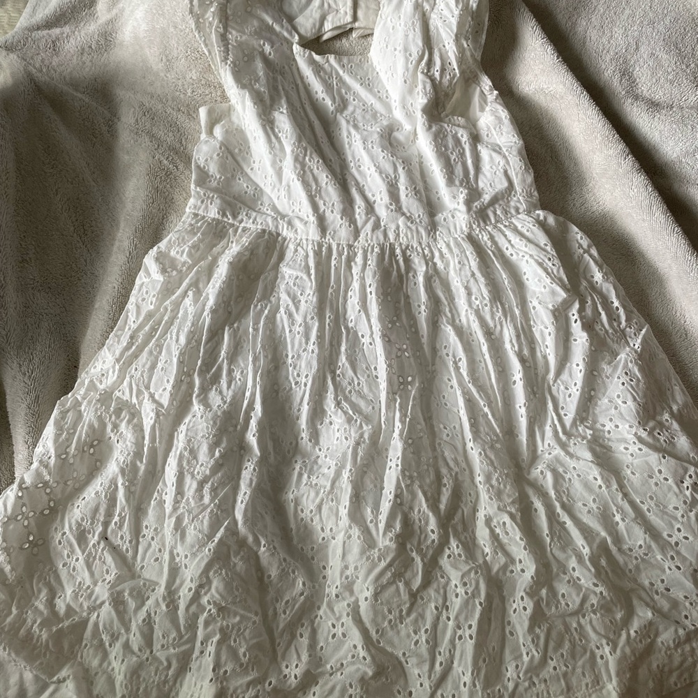 Gymboree White Eyelet Kids Formal Dress
